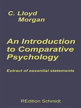 E-Book (epub) An Introduction to Comparative Psychology von C. Lloyd Morgan