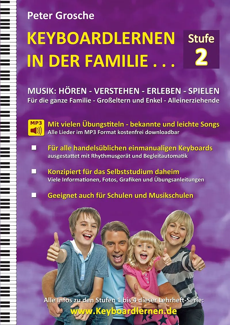 Keyboardlernen in der Familie (Stufe 2)