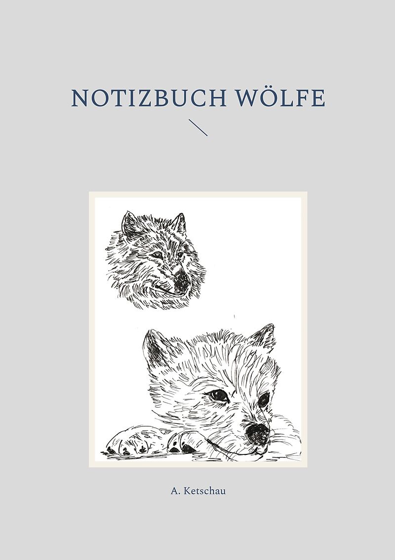 Notizbuch Wölfe