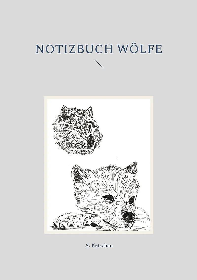 Notizbuch Wölfe