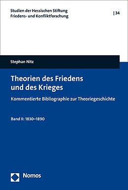 Fester Einband Theorien des Friedens und des Krieges von Stephan Nitz