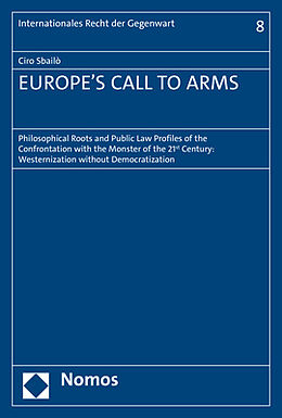 Couverture cartonnée EUROPE'S CALL TO ARMS de Ciro Sbailò