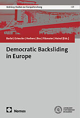 Kartonierter Einband Democratic Backsliding in Europe von 