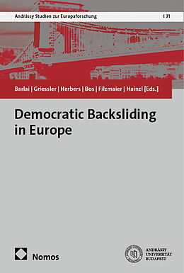 Kartonierter Einband Democratic Backsliding in Europe von 