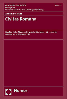 Fester Einband Civitas Romana von Annemarie Renz