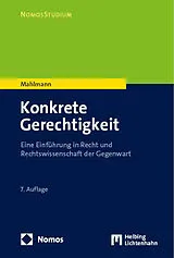 Kartonierter Einband Konkrete Gerechtigkeit von Matthias Mahlmann