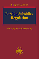 Livre Relié Foreign Subsidies Regulation de 