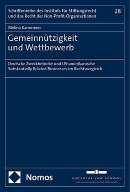 Kartonierter Einband Gemeinnützigkeit und Wettbewerb von Melina Kammerer