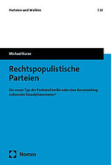 Kartonierter Einband Rechtspopulistische Parteien von Michael Kurze