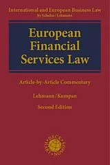 Fester Einband European Financial Services Law von