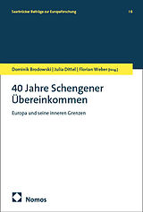Kartonierter Einband 40 Jahre Schengener Übereinkommen von 