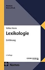 Kartonierter Einband Lexikologie von Volker Harm