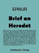 E-Book (epub) Brief an Herodot von Epikur von Samos