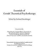 Couverture cartonnée Essentials of Gestalt Theoretical Psychotherapy de Doris Beneder, Giancarlo Trombini, Angeiika Böhm