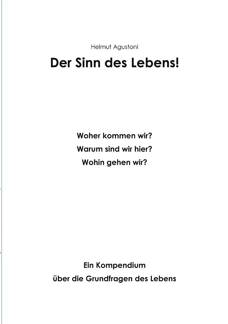 Der Sinn des Lebens