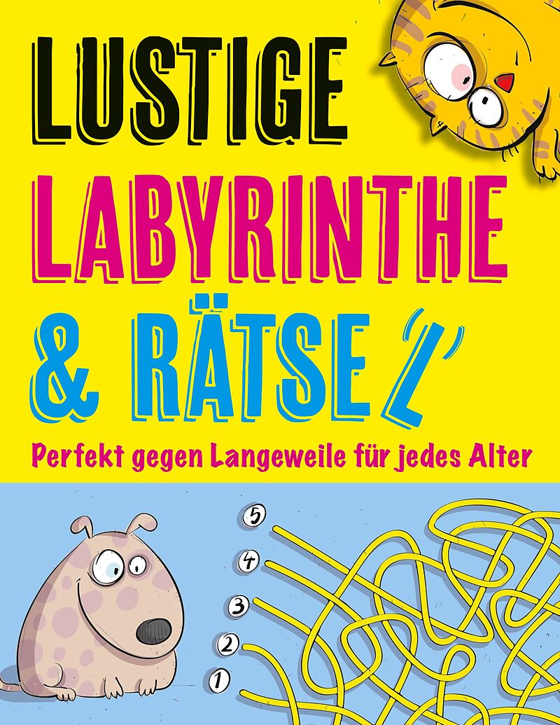 Lustige Labyrinthe und Rätsel