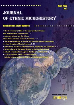 E-Book (epub) Journal of Ethnic Microhistory von Walther Friesen