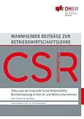 E-Book (epub) Status quo der Corporate-Social-Responsibility-Berichterstattung in DAX-30- und MDAX-Unternehmen von Johanna Müller, Ulrich Harbrücker