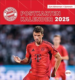 Kalender FC Bayern München Postkartenkalender 2025 von 