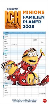 Kalender Minions Familienplaner 2025 von 