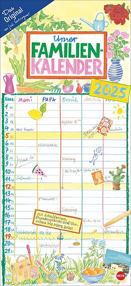 Kalender Gabi Kohwagner Unser Familienkalender 2025 von Gabi Kohwagner