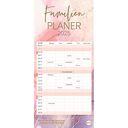 Kalender Watercolor Familienplaner 2025 von 