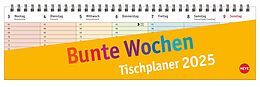 Kalender Bunte Wochen Wochenquerplaner 2025 von 