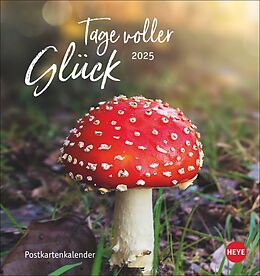 Kalender Tage voller Glück Postkartenkalender 2025 von 