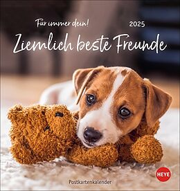 Kalender Ziemlich beste Freunde Postkartenkalender 2025 - Für immer dein von 