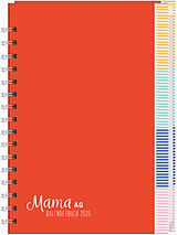 Kalender Mama AG Familienplaner Buch A5 2025 von 