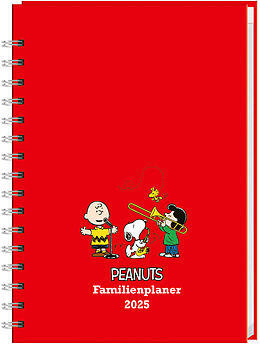 Fester Einband Peanuts Familienplaner-Buch A5 2025 von 