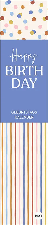 Kalender Design Geburtstagskalender Langplaner mini von 