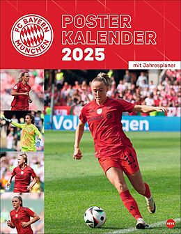 Kalender FC Bayern München Frauen Posterkalender 2025 von 