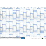 Kalender Mega-Posterplaner, blau 2026 von 