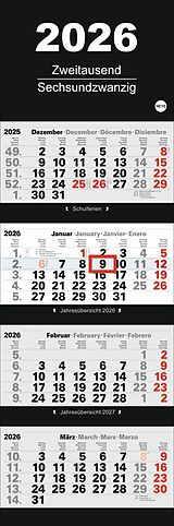 Kalender 4-Monatsplaner 2026 von 