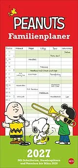Kalender Peanuts Familienplaner 2027 von 