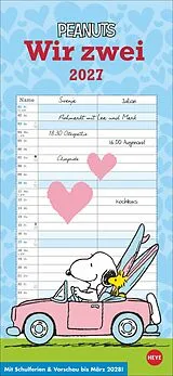 Kalender Peanuts Planer Wir zwei 2027 von