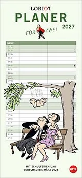 Kalender Loriot Planer für zwei 2027 von Loriot