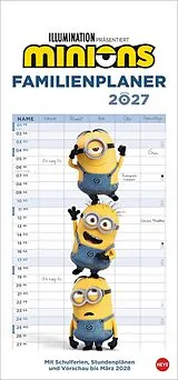Kalender Minions Familienplaner 2027 von