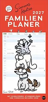 Kalender Simons Katze Familienplaner 2027 von Simon Tofield