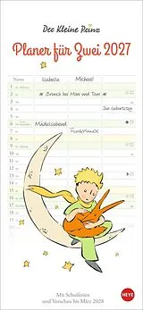 Kalender Der kleine Prinz Planer für zwei 2027 von Antoine de Saint-Exupéry