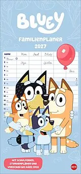 Kalender Bluey Familienplaner 2027 von