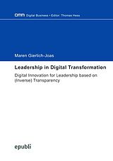 Kartonierter Einband Leadership in Digital Transformation von Maren Gierlich-Joas
