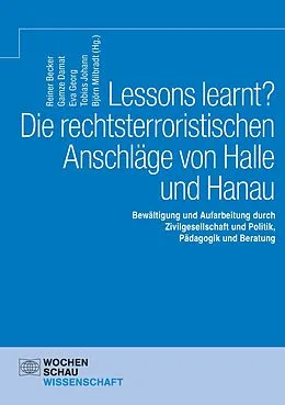 E-Book (pdf) Lessons learnt? Die rechtsterroristischen Anschläge von Halle und Hanau von Julia Bernstein