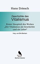 E-Book (epub) Geschichte des Vitalismus von Hans Driesch