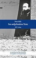 E-Book (epub) Peter Hille - Neu aufgefundene Texte von 