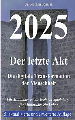 Kartonierter Einband 2025 - Der letzte Akt von Joachim Sonntag