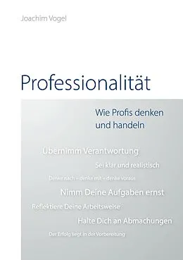E-Book (epub) Professionalität von Joachim Vogel