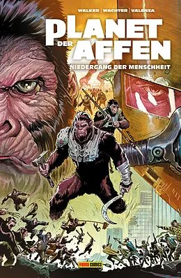 E-Book (epub) Planet der Affen, Band 1 - Niedergang der Menschheit von David F. Walker