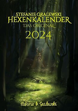 Kartonierter Einband Hexenkalender 2024 - Das Original von Stefanie Gralewski